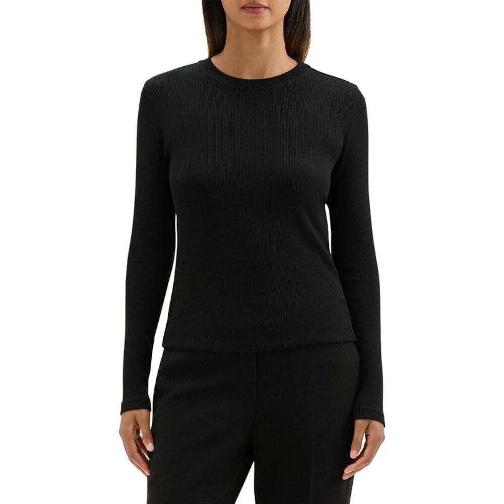 Theory Womens Tiny T-Shirt, Black